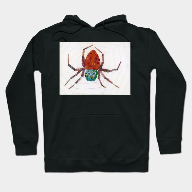 the very busy spider Hoodie by Bequeat